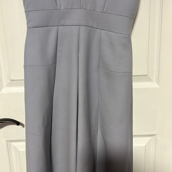 Alexander McQueen Cloud Blue Box Pleat Dress - Picture 7 of 11